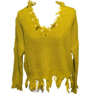 Mustard yellow sweater